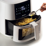 Ariete Heißluftfritteuse 9 L weiß, 1.500 Watt, Korb 9 Liter, mit Sichtfenster