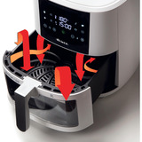 Ariete Heißluftfritteuse 9 L weiß, 1.500 Watt, Korb 9 Liter, mit Sichtfenster