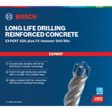 Bosch Professional EXPERT Hammerbohrer SDS-plus-7X, Ø 6mm, 10 Stück Arbeitslänge 150mm