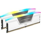 Corsair DIMM 32 GB DDR5-6000 (2x 16 GB) Dual-Kit, Arbeitsspeicher weiß, CMH32GX5M2D6000C36W, Vengeance RGB, INTEL XMP