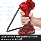 EINHELL Power X-Change Akku-Autokompressor CE-CC 18 Li-Solo, 18Volt rot/schwarz, ohne Akku und Ladegerät