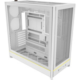 Montech HS01 , Tower-Gehäuse weiß, Tempered Glass