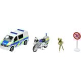 SIKU SUPER VW T6 mit BMW Polizeimotorrad, Modellfahrzeug 