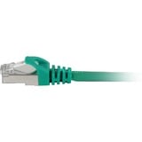 Sharkoon Patchkabel SFTP, RJ-45, mit Cat.7a Rohkabel grün, 1 Meter