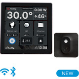 Shelly Wall Display + Shelly BLU H&T, Bedienteil schwarz