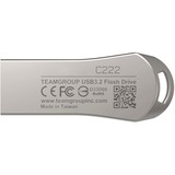 Team Group C222 64 GB, USB-Stick silber, USB-A 3.2 Gen 1