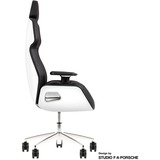 Thermaltake ARGENT E700 Design by Studio F. A. Porsche, Gaming-Stuhl weiß/schwarz, Glacier White