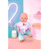 ZAPF Creation BABY born® Freizeitanzug Aqua 43cm, Puppenzubehör Jacke und Hose, inklusive Kleiderbügel