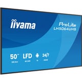 iiyama ProLite LH5064UHS-B1AG, Public Display schwarz (matt), UltraHD/4K, IPS, WiFi, Fernbedienung