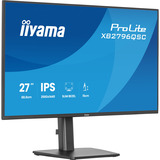iiyama ProLite XB2796QSC-B1, LED-Monitor 68.6 cm (27 Zoll), schwarz (matt), QHD, IPS, HDMI, DP, USB-C, USB-Hub
