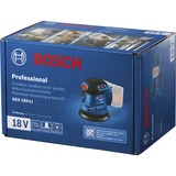Bosch Professional Akku-Exzenterschleifer GEX 185-LI Professional, 18Volt blau/schwarz, Li-Ion Akku 4,0Ah, Ø 125mm, Koffer