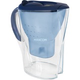 Brita fill&enjoy Marella Cool & 12 Kartuschen MAXTRA+, Vorteilspack, Kanne transparent/blau, mit Wasserfilter