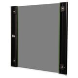 Digitus Glas-Fronttür für 19" 12HE Wandgehäuse Unique Serie, Frontpanel schwarz, 12 Höheneinheiten