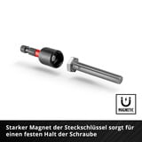 EINHELL Impact-Bit-Set in M-CASE, 38-teilig, Bit-Satz 