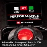 EINHELL Power X-Change Akku-Kettensäge FORTEXXA 18/30 rot/schwarz, ohne Akku und Ladegerät