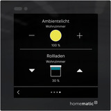 Homematic IP Glasdisplay (HmIP-WGD), Bedienteil schwarz