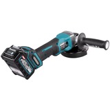 Makita Akku-Winkelschleifer GA016GM201 XGT, 40Volt blau/schwarz, 2x Li-Ion XGT Akku 4,0Ah, MAKPAC Gr.4