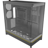 Montech HS02 , Tower-Gehäuse schwarz, Tempered Glass x 2