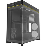 Montech HS02 , Tower-Gehäuse schwarz, Tempered Glass x 2