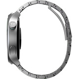 Motorola moto watch, Smartwatch silber, mit silbernem Edelstahl-Armband und grünem Silikon-Armband