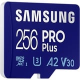Samsung PRO Plus 256 GB SDXC (2023), Speicherkarte UHS-I U3, Class 10, V30, inkl. USB-Adapter
