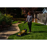 Stanley V20 Akku-Rasenmäher 18Volt schwarz/gelb, 1x 4,0 Ah-Lithium-Ionen-Akku, Ladegerät