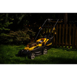 Stanley V20 Akku-Rasenmäher 18Volt schwarz/gelb, 1x 4,0 Ah-Lithium-Ionen-Akku, Ladegerät