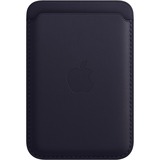 Apple iPhone Leder Wallet mit MagSafe, Schutzhülle dunkelblau, Tinte