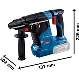 Bosch Professional Akku-Bohrhammer GBH 18V-24 C Professional solo, 18Volt blau/schwarz, ohne Akku und Ladegerät, mit Bluetooth