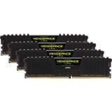 Corsair DIMM 32 GB DDR4-3200 (4x 8 GB) Quad-Kit, Arbeitsspeicher CMK32GX4M4Z3200C16, Vengeance LPX, INTEL XMP