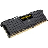 Corsair DIMM 32 GB DDR4-3200 (4x 8 GB) Quad-Kit, Arbeitsspeicher CMK32GX4M4Z3200C16, Vengeance LPX, INTEL XMP