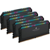 Corsair DIMM 64 GB DDR5-5600 (4x 16 GB) Quad-Kit, Arbeitsspeicher schwarz, CMT64GX5M4B5600C36, Dominator Platinium, INTEL XMP