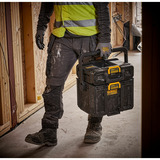 DEWALT ToughSystem Werkzeugbox mit Leuchten schwarz/gelb