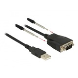 USB 2.0 Adapter, USB-A Stecker > Seriell RS-232 Stecker
