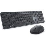 Dell Pro 7 ultraflache Tastatur und Maus (KM726), Desktop-Set schwarz, DE-Layout, Scherenmechanik