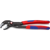 KNIPEX Cobra QuickSet Rohr- / Wasserpumpen-Zange 87 22 250 rot/blau, Länge 250mm, für Rohre bis 2"