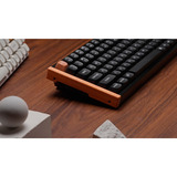 Keychron K2 HE, Gaming-Tastatur schwarz/holz, DE-Layout, Gateron Double-Rail Magnetic Nebula, Aluminiumrahmen
