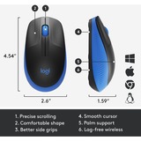 Logitech M190, Maus schwarz/blau