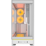 Montech HS02 PRO, Tower-Gehäuse weiß, Tempered Glass x 2