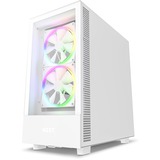 NZXT H5 Elite All White, Tower-Gehäuse weiß (matt), Tempered Glass