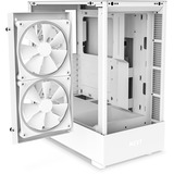 NZXT H5 Elite All White, Tower-Gehäuse weiß (matt), Tempered Glass