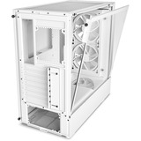 NZXT H5 Elite All White, Tower-Gehäuse weiß (matt), Tempered Glass