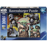 Ravensburger Kinderpuzzle Star Wars - The Mandalorian & Grogu 100 Teile
