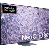 SAMSUNG Neo QLED GQ-75QN800C, QLED-Fernseher 189 cm (75 Zoll), schwarz/silber, 8K/FUHD, Twin Tuner, HDR, Dolby Atmos, 100Hz Panel