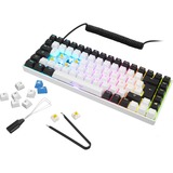 Sharkoon SKILLER SGK50 S3, Gaming-Tastatur weiß, PT-Layout, Gateron Yellow