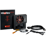Thermal Grizzly WireView Pro II GPU 12V-2x6 R Noctua Edition, Messgerät schwarz, Ausrichtung: Reversed, Noctua NF-A4x10 PWM-Lüfter