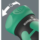 Wera Kraftform Kompakt Stubby Magazin RA 2, Bit-Satz schwarz/grün, 6-teilig, 1/4", mit Ratschenfunktion