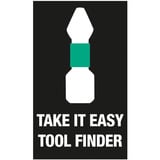 Wera Kraftform Kompakt Stubby Magazin RA 2, Bit-Satz schwarz/grün, 6-teilig, 1/4", mit Ratschenfunktion