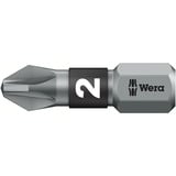 Wera Kraftform Kompakt Stubby Magazin RA 2, Bit-Satz schwarz/grün, 6-teilig, 1/4", mit Ratschenfunktion