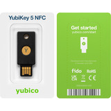 Yubico YubiKey 5 NFC, Sicherheitsschlüssel schwarz/gold, 2er Pack
